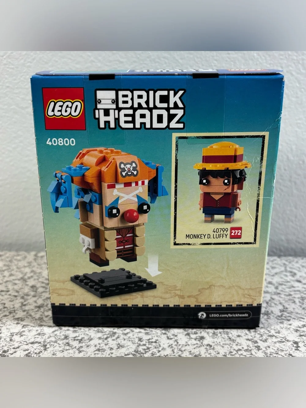 LEGO 40800 Brickheadz One Piece Buggy the Clown New